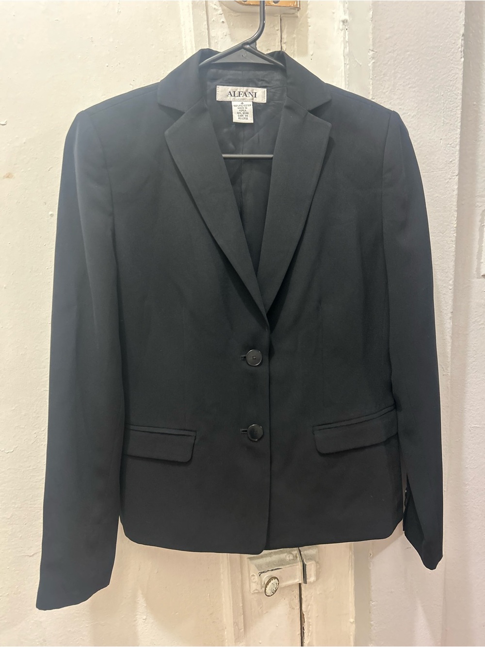 Alfani Black Women's Two-Button Tailored Blazer
